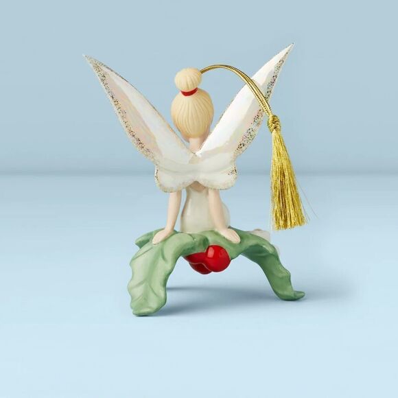 Lenox Disney Tinker Bell Sitting Pretty Ornament NWT - Picture 2 of 5